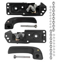 Kit De Reparación De Manija De Puerta Interior Para Chevy Silverado 1500 2500 07-13 Partes De Repuesto Izquierda Y Derecha ABS Aluminio - details 4
