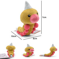 Muñeco De Peluche Furret Sentret Rosa Oscuro Y Marrón Kawaii Almohada De Peluche Scolipede Caterpie Juguete De Dibujos Animados Para Niños Y Adultos - details 3