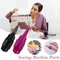 Guantes Ajustables Para Hacer Costura Herramientas De Bordado Fácil Con Diseño Abierto Para Mano Unisex Material Poliéster Y Plástico Tamaño 6x1.7cm - details 0