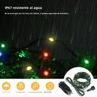 Luces De Navidad LED Super Brillantes 24V Cadena De Luces Verde Alambre Impermeable 10M-100M Para Jardín Decoración De Exterior Guirnalda De Tofú - details 5