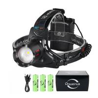 Linterna Frontal LED Recargable USB Potente 1000000LM Con Zoom 2000M Para Pesca Y Mantenimiento Faro De Mano Con Ángulo De Luz De 60° Luz De Banda De Litio Impermeable - details 0