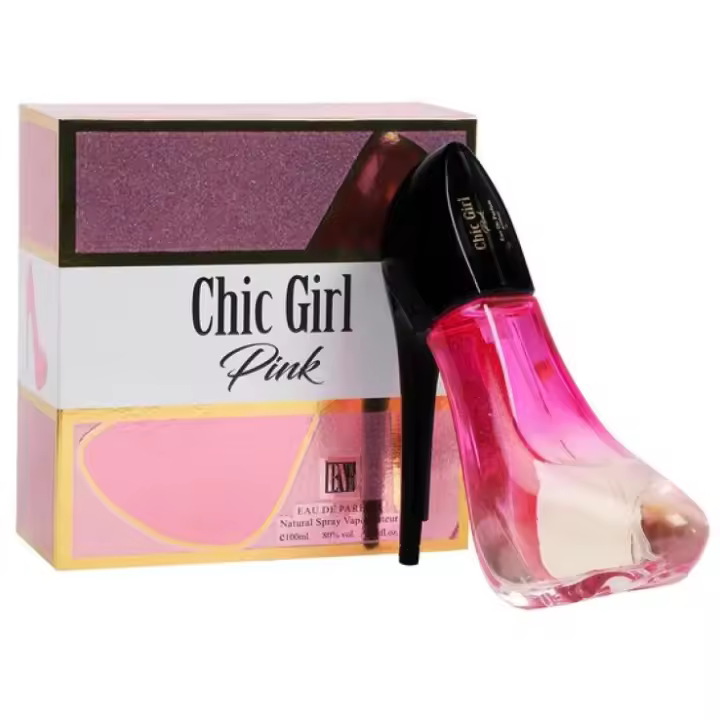 EAU DE PARFUM CHIC GIRL PINK EDP 100 ML-----TACON ROSA PERFUME-----MARCA BN - 1