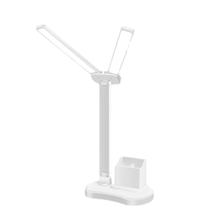 LED Lámpara de Escritorio, 3 Brillo 3 Colores Flexo Led Escritorio, Protección Eyes USB Luz de Escritorio para Lectura Estudio Plegable, Táctil, Regulable, Niño, Dormitorio,Cabecera,Oficina - 1