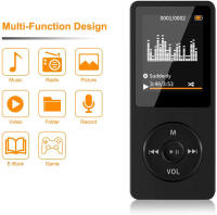 BIT Reproductor de MP3 8GB con Radio FM y Grabadora de Voz - details 0