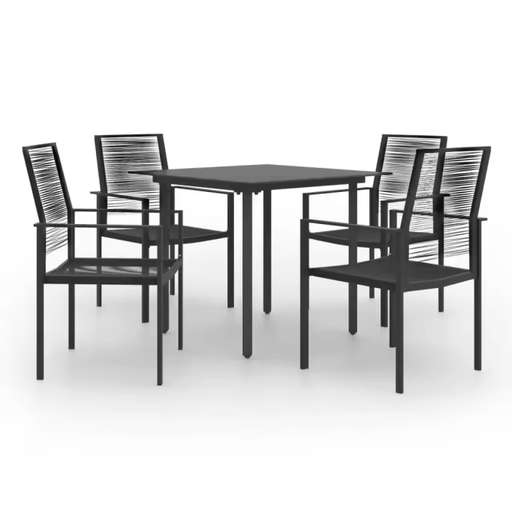vidaXL Juego de comedor para jardín 5 piezas - 1