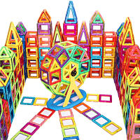 Juguetes Magnéticos De Construcción DIY Para Niños Set De Diseñador Grande 30-168PCS Bloques De Construcción Mágicos Regalos Para Cumpleaños - details 0