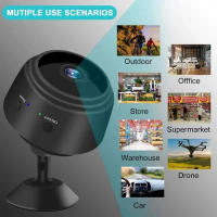 Cámara Mini A9 WiFi Inalámbrica 1080p Grabadora De Voz Para Seguridad Doméstica Y Vigilancia Cámara De Video Full-HD Con Tarjeta MicroSD Compatible - details 1