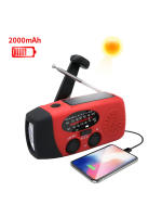 Radio De Meteorología Solar Y De Mano Con Cargador De Sol Y Batería De 1200 mAh AM/FM/NOAA Power Bank Para Emergencias Al Aire Libre - details 15