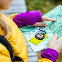 Compas Impermeable Para Exteriores Gadgets De Navegación Para Senderismo Camping Orientación Lectura De Mapa Para Escasos Niños - details 2