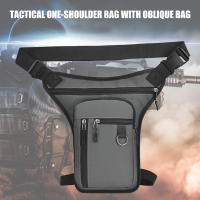 Bolsa Lateral De Motocicleta Para Hombres Múltiples Bolsillos Estilo Táctico De Cuero PU Bolsa De Viaje Deportiva Al Aire Libre - details 3