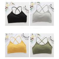 Top Deportivo Para Mujer Con Tirantes Cruzados Push up Yoga Gimnasio Crop Top Fitness Transpirable Beauty Back Brassiere - details 18