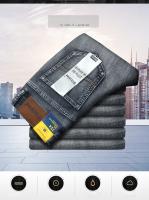 KUBRO Pantalones De Jeans Para Hombre Clásicos Rectos Negocios Azul Negro Elásticos Slim Fit Casual Trabajo Pantalones 29-40 - details 3