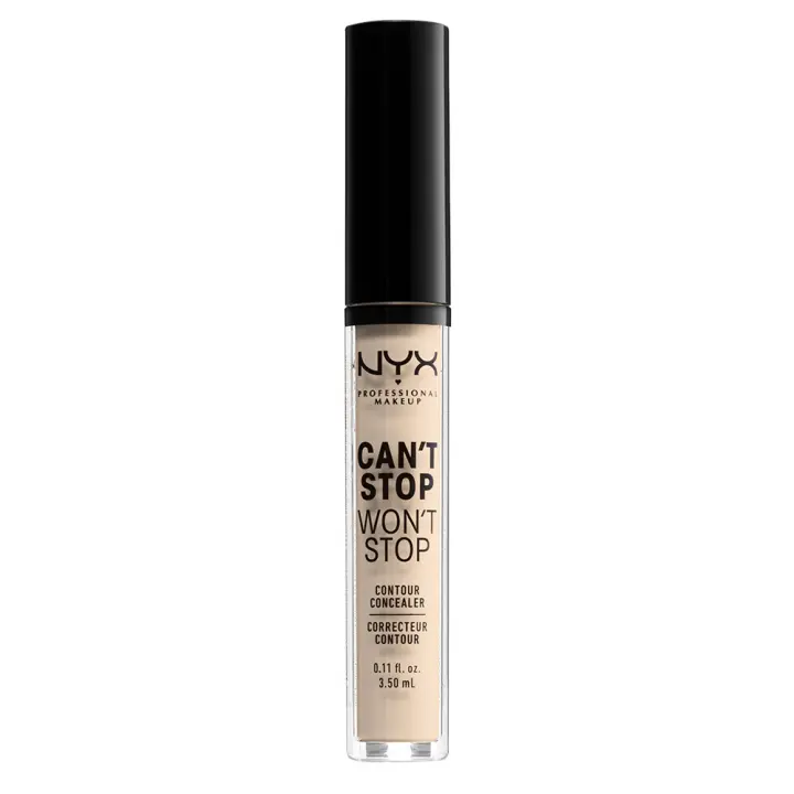 NYX Professional MakeUp | Corrector no comedogénico, waterproof y de larga duración Can't Stop Won't Stop - 1
