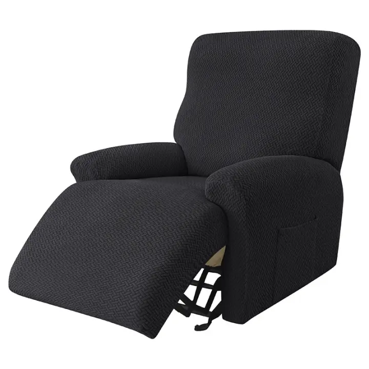 Ralax-fundas elásticas de LICRA para sofá reclinable, fundas antideslizantes para sillón, conjunto de 4 unidades - 1