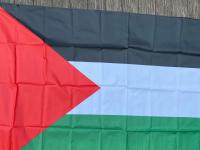 Bandera De Palestina De 60x90cm/90x150cm En Poliéster Para Decoración Banner De GazaPalestinos Ideal Para Festividades Y Uso Nacional - details 1