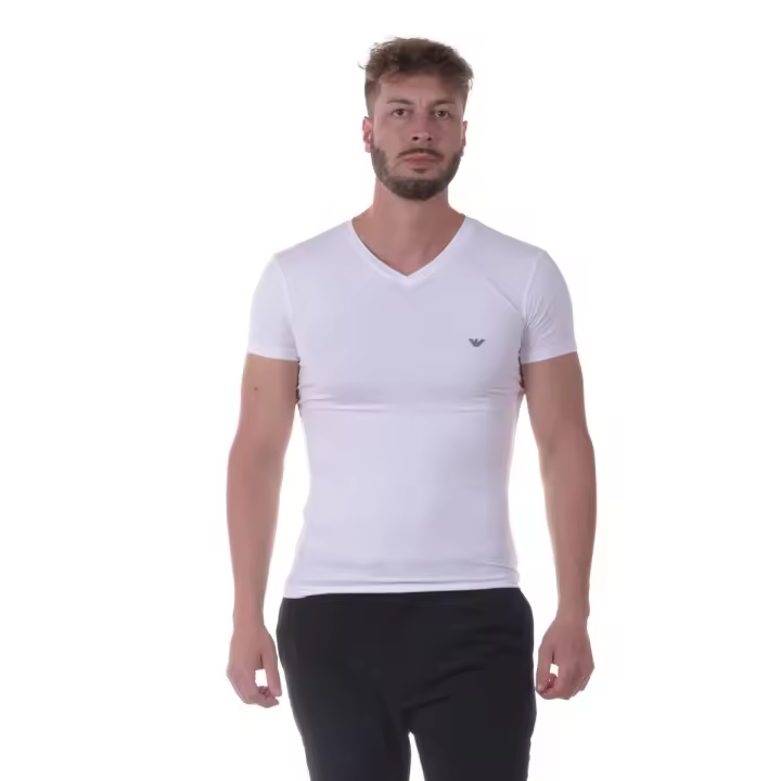 Camiseta Emporio Armani Cotton Man Blanco 1108107 P512 10 - 1