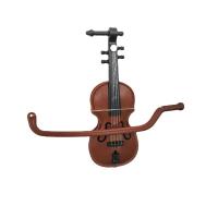 Guitarra Clásica Y Violín Modelos Musicales Para Muñecas De Casa De Muñecas 1/12 Material Orgánico Origien China - details 4