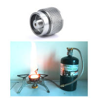 Adaptador De Tanque De Gas Para Estufa De Camping Al Aire Libre Estándar Americano Mapp No Desechable Material Metálico - details 1