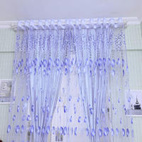Cortinas De Tulle Modernas Y Sencillas Para Sala De Estar Dormitorio Infantil Y Cocina En Poliéster Suave Y Cómoda Transmisoras De Ventana - details 48
