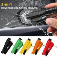 Martillo De Seguridad Para Coche Mini Multiusos Para Escape Y Romper Vidrio Herramienta De Rescate Para Ventanas De Coche En Un Segundo - details 0