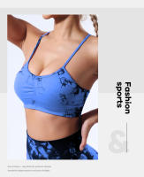 Chaleco De Yoga Para Mujer Sin Almohadillas De Sujetador Transpirable Y Sin Costuras Con Suspensión Vestido De Deporte Para Gimnasio Y Correr - details 16