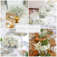 108 Cabezas De Gypsophila Artificial 63cm Para Arreglos Florales DIY Flores De Plástico Para Boda Y Decoración De Hogar - details 9