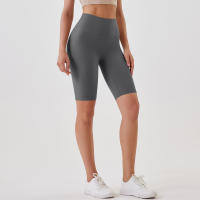 Shorts De Yoga Para Mujer Cintura Alta Transpirables Suaves Y Tensos Leggings De Gimnasio Cortos De Ciclismo Deportivos - details 106