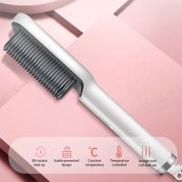 Cepillo Alisador de Pelo: Tu Compañero de Estilo Profesional con Tecnología Avanzada y 3 Intensidades Regulables hasta 200º. Desenreda, Alisa y Elimina el Frizz para un Cabello Radiante. Calefacción PTC, Anti-quemaduras, Apagado Automático y Protección de - details 0
