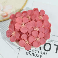 50Pcs Pétalos De Cerezo Artificiales De Seda Para Decoración De Casamiento Fiesta Hogar DIY Scrapbook Tarjeta Artesanía - details 14