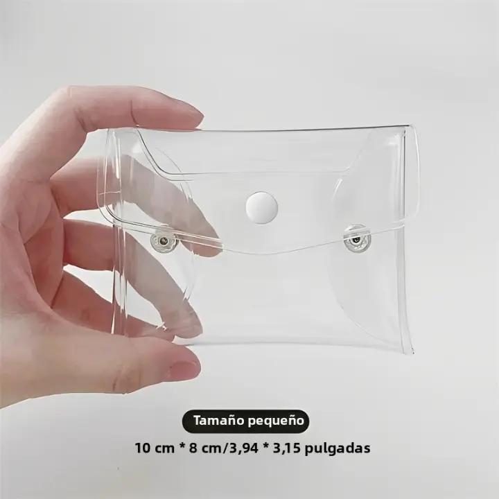 Bolsa De Maquillaje Transparente Organizador Portátil De PVC Para Brochas Y Productos De Belleza Impermeable Para Almacenamiento De Estación - 1