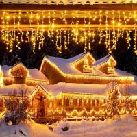 Luces De Navidad LED Colgantes Impermeables Con Pitón De Escalada Para Exterior Luces De Fairy Conectables Para Fiesta De Vacaciones - details 11