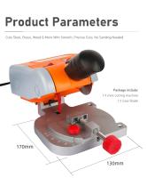 Máquina De Corte Micro 45 Grados Mini Sábanca Herramienta DIY Para Corte De Madera Plástico Cobre En Miniatura Para Bricolaje - details 4