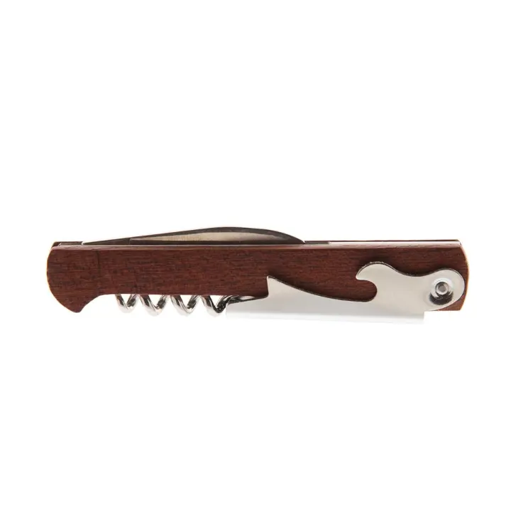 Sacacorchos Koala Basic Madera Natural Acacia 11x1,8x1,3cm Bicolor Brillo - Ecológico Higiénico Duradero - 1
