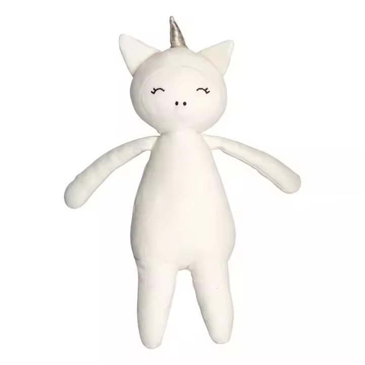 Peluche Buddy Unicorn Fabelab Natural 28 cm. - 1