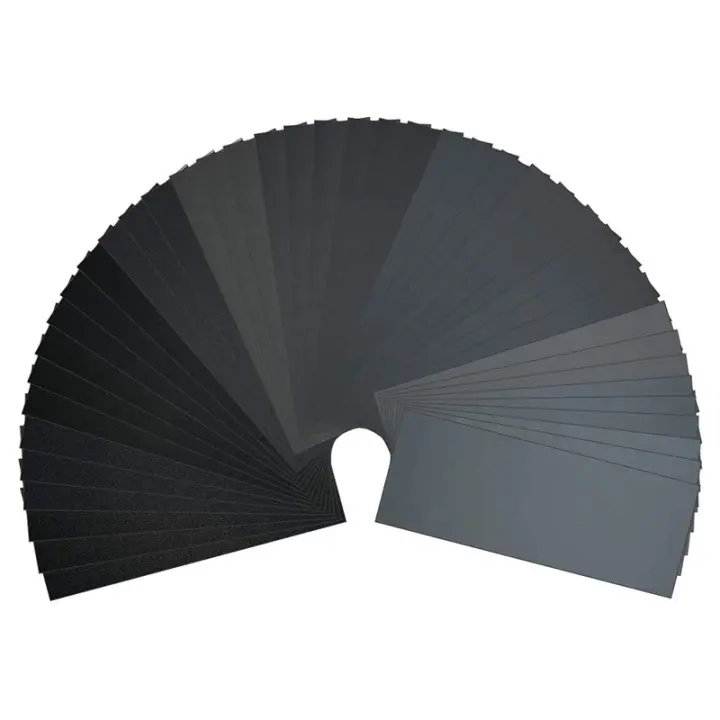 Papel De Lija Para Coche 90 Piezas 230x93mm 400 600 3000 800 1000 1200 1500 200 0 2500 Grados De Pulido Para Metal Vidrio Cerámica Madera Uso Wet/dry - 1