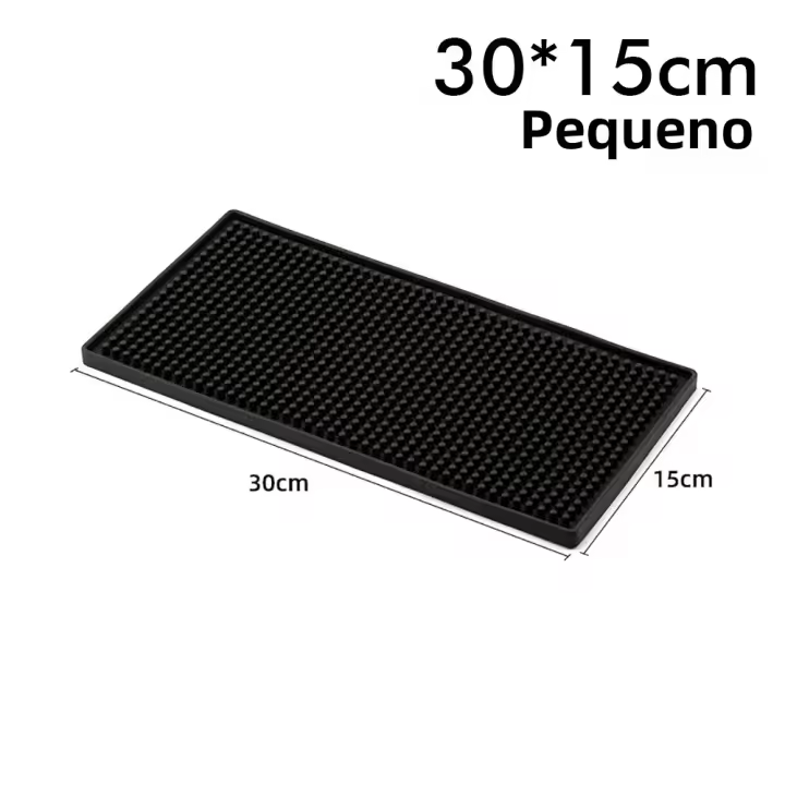 Alfombra De Barra De Goma Antideslizante PVC Para Café Alfombrilla De Taza Impermeable Y Resistente Al Calor Alfombrilla De Cocina Drenaje Para Secado De Platos - 1