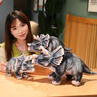 Muñeco De Peluche Creativo Triceratops 32-46cm Simulación De Dinosaurio Juguete Para Niños Regalo De Cumpleaños Juguetes De Dinosaurios Para Niños Hombres - details 4
