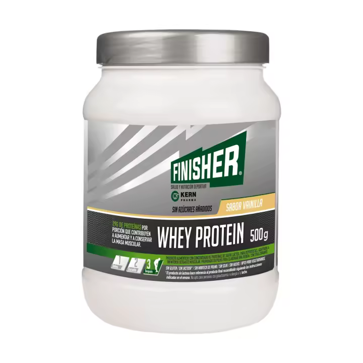 Finisher Whey Protein 500g. SABOR VAINILLA Kern Pharma Proteína de Suero Finisher 500g Sabor Vainilla - Suplemento Alimenticio para Deportistas - 1