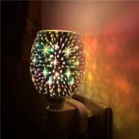 Quemador de cera derretimiento eléctrico Lámpara de aromaterapia 3D Enchufe montado en la pared Difusor Decoración Enchufe del Reino Unido - details 0