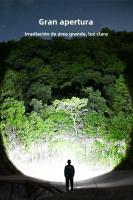 Linterna Frontal Potente 10000000LM Con 3 Modos Luz LED Para Camping Pesca Caza Impermeable Con Luz De Advertencia - details 9