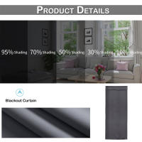 Cortinas De Puerta Negras Aislantes Térmicas Con Encaje Cortinas Modernas De Ventana Para Puerta Francesa Panel Corto Autoadhesivo - details 19
