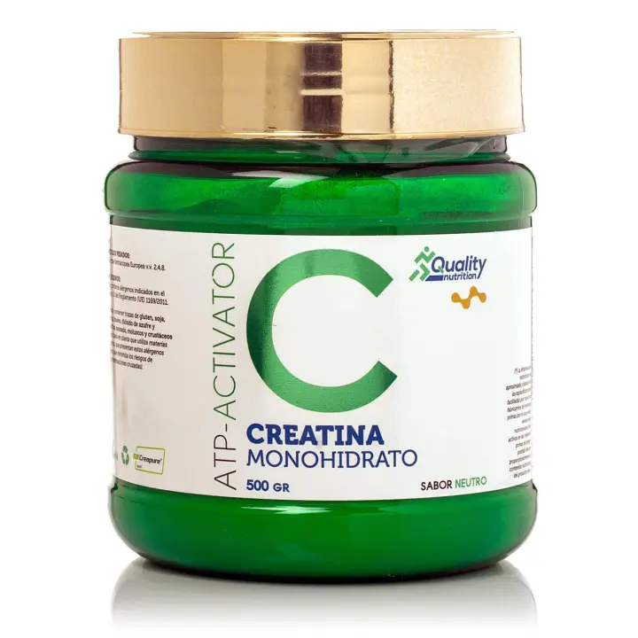 Creatina Creapure 500 g sabor neutra - Suplemento nutricional para deportistas - Quality Nutrition - 1