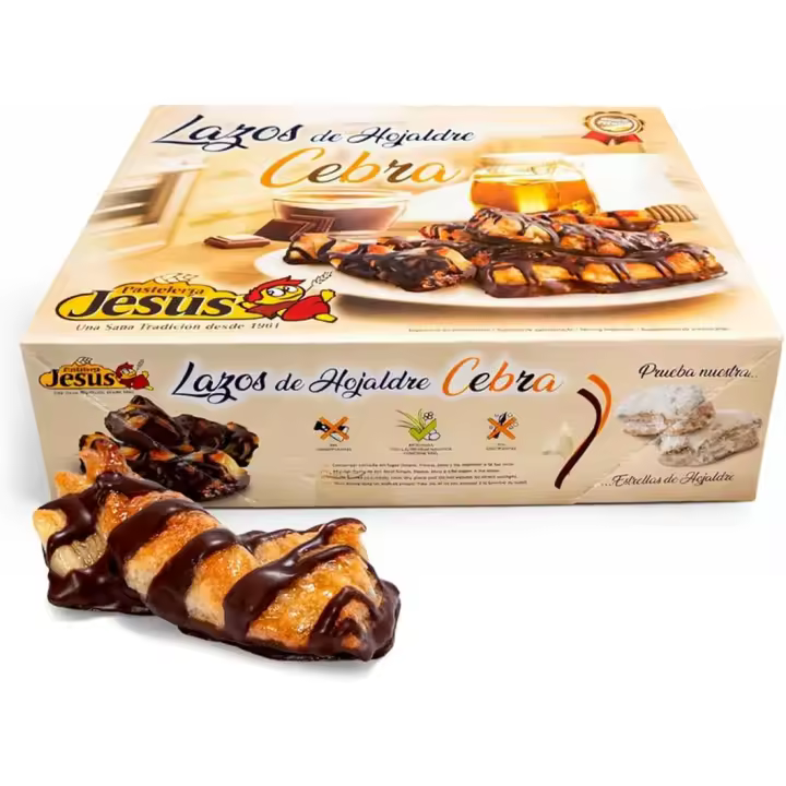 Deliciosos Lazos de Hojaldre con Chocolate y Miel 2,5 Kg - 1