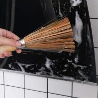 Conjunto de 2 cepillos de limpieza de bambú para Cocina - details 0