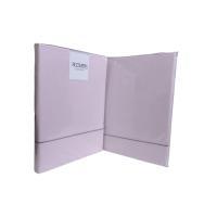 Mercatienda.es Sábanas de Hostelería para cama verano 3 Piezas Lisa Malva con Jaretón ROOMERS – 50% Algodón y 50% Poliéster - details 3
