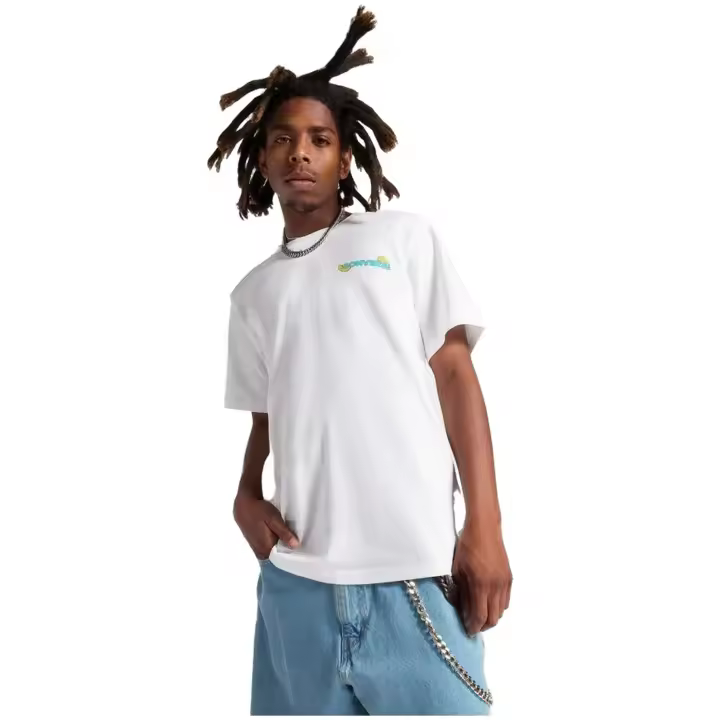 Camiseta de Manga Corta Converse Lemonade Tee para hombre en color blanco - 1
