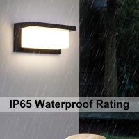 SSITO - Aplique de Pared LED con Sensor de Movimiento IP64 Impermeable Negro Modern 18W 3000K - details 0