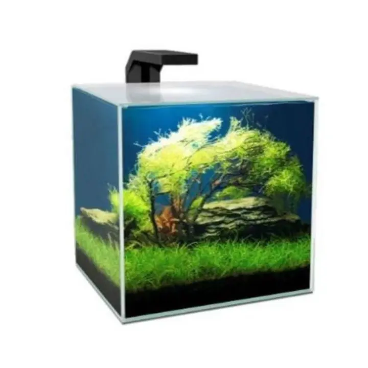 Acuario Ciano Cube 10 Litros con Filtro CF20 + Luz - Diseño Moderno y Compacto - 1