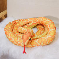 Juguete De Peluche Grande Serpiente Python Simulada 110/160CM Cojín Peluche Cobra Boa Regalo Para Niños Decoración Del Hogar Material Coton PP Unisex - details 14