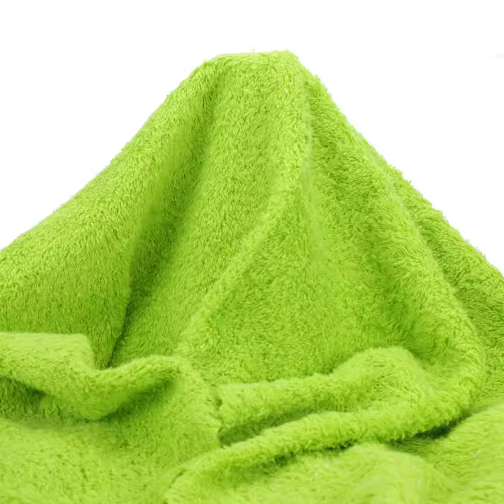 Almacenes Casa Angel TELA DE TOALLA RIZO DE FELPA VERDE PISTACHO POR METROS, ANCHO 150cm - 1